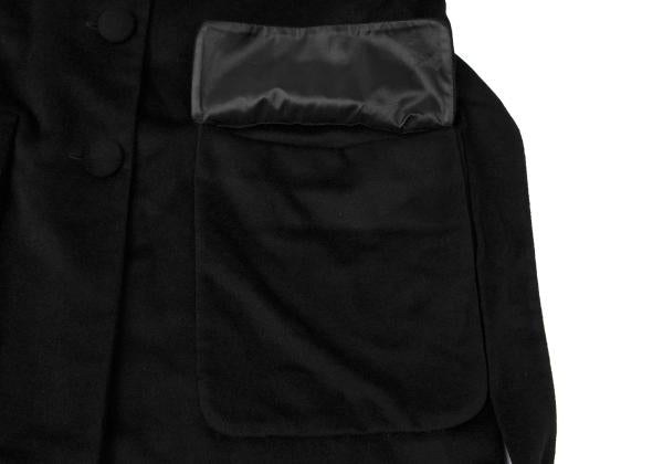 MOSCHINO COUTURE Wool Belted Coat Black Size M