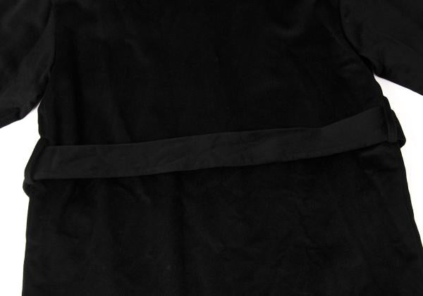 MOSCHINO COUTURE Wool Belted Coat Black Size M