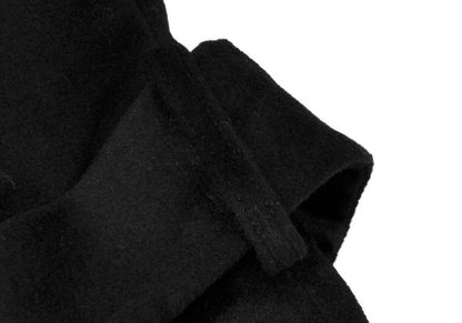 MOSCHINO COUTURE Wool Belted Coat Black Size M