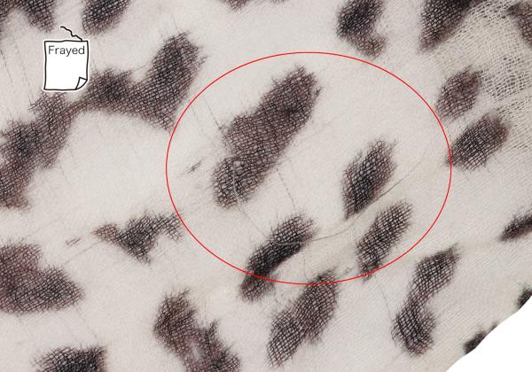 Lucien PellatFinet Cashmere Skull Print Scarf Beige Size F