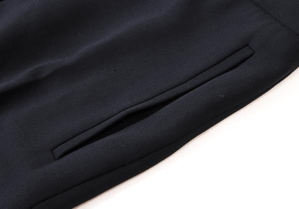 PRADA Wool Center Crease Straight Pants Navy Size 38