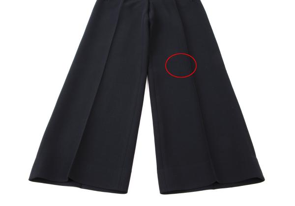 PRADA Wool Center Crease Straight Pants Navy Size 38