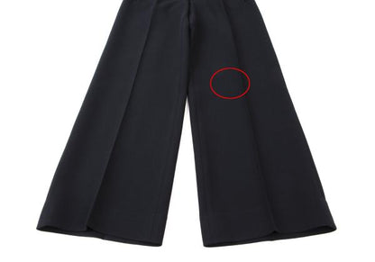 PRADA Wool Center Crease Straight Pants Navy Size 38