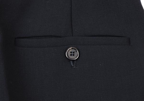 PRADA Wool Center Crease Straight Pants Navy Size 38