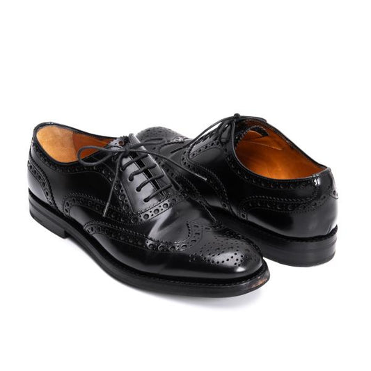 Church's Wingtip Leather Sneakers Black Size 35.5 (24cm)