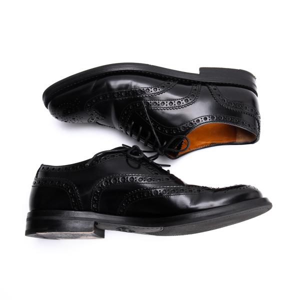 Church's Wingtip Leather Sneakers Black Size 35.5 (24cm)