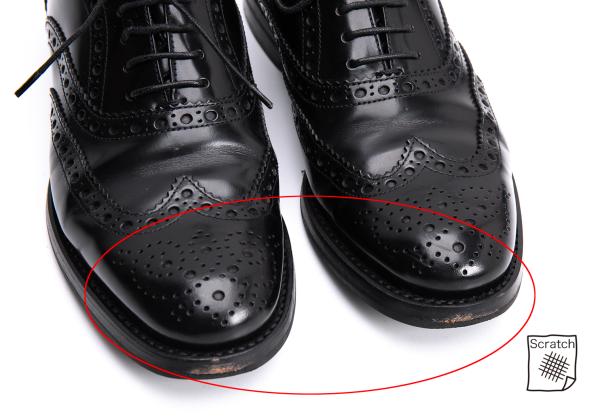 Church's Wingtip Leather Sneakers Black Size 35.5 (24cm)