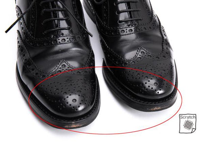 Church's Wingtip Leather Sneakers Black Size 35.5 (24cm)