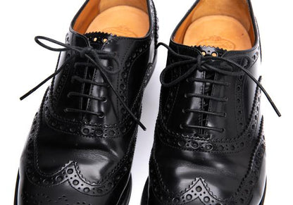 Church's Wingtip Leather Sneakers Black Size 35.5 (24cm)
