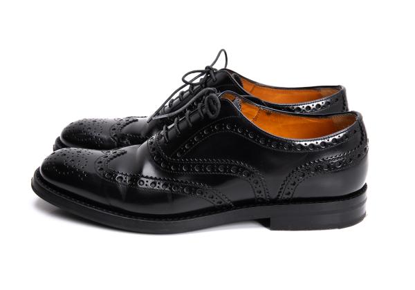 Church's Wingtip Leather Sneakers Black Size 35.5 (24cm)