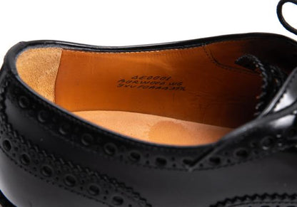Church's Wingtip Leather Sneakers Black Size 35.5 (24cm)