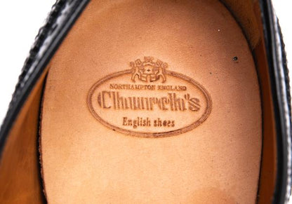 Church's Wingtip Leather Sneakers Black Size 35.5 (24cm)