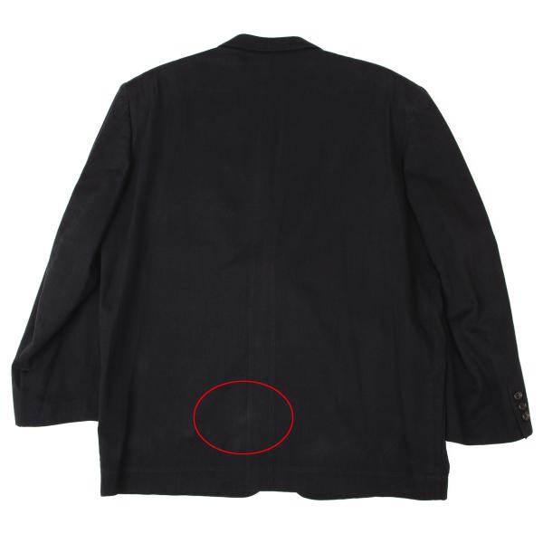 COMME des GARCONS HOMME Cotton 2B Jacket Navy Size M