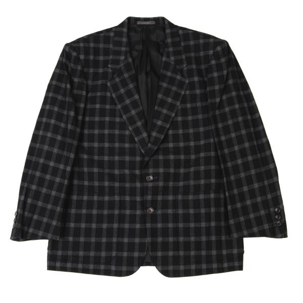 COMME des GARCONS HOMME Wool Nylon Check Jacket Size S