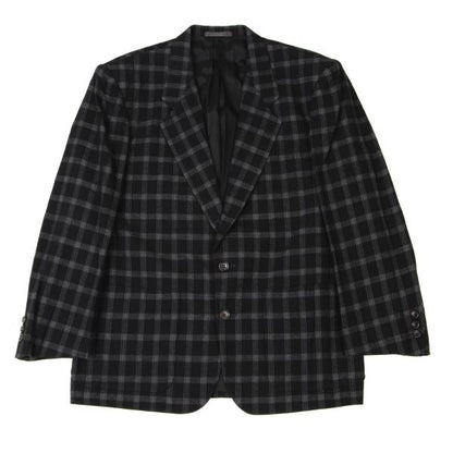 COMME des GARCONS HOMME Wool Nylon Check Jacket Size S
