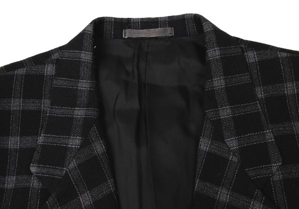 COMME des GARCONS HOMME Wool Nylon Check Jacket Size S