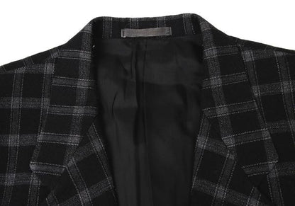 COMME des GARCONS HOMME Wool Nylon Check Jacket Size S