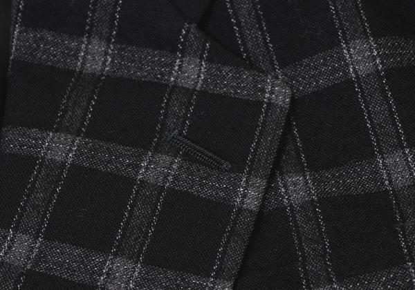 COMME des GARCONS HOMME Wool Nylon Check Jacket Size S