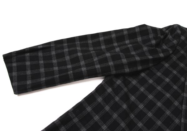 COMME des GARCONS HOMME Wool Nylon Check Jacket Size S