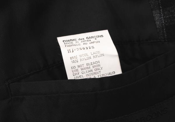 COMME des GARCONS HOMME Wool Nylon Check Jacket Size S