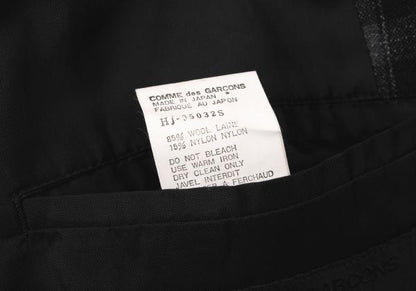 COMME des GARCONS HOMME Wool Nylon Check Jacket Size S
