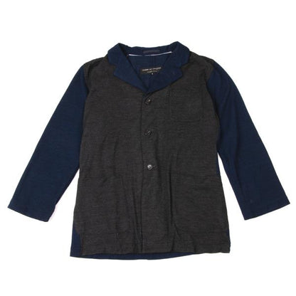 COMME des GARCONS HOMME PLUS Bicolor Wool Jacket Gray Size M