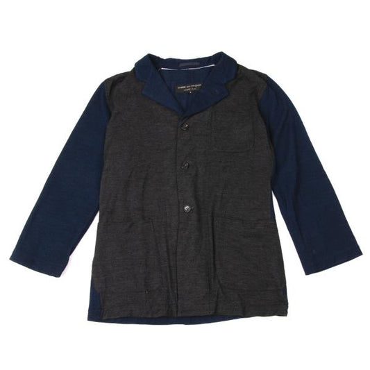 COMME des GARCONS HOMME PLUS Bicolor Wool Jacket Gray Size M
