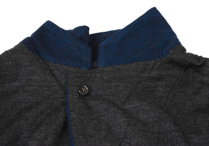 COMME des GARCONS HOMME PLUS Bicolor Wool Jacket Gray Size M