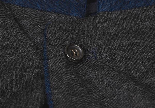 COMME des GARCONS HOMME PLUS Bicolor Wool Jacket Gray Size M