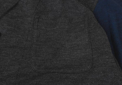 COMME des GARCONS HOMME PLUS Bicolor Wool Jacket Gray Size M
