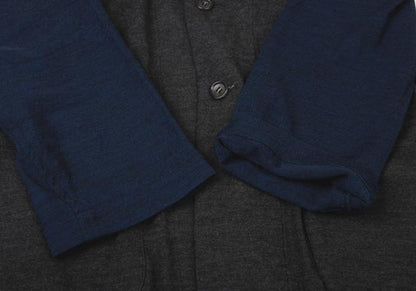 COMME des GARCONS HOMME PLUS Bicolor Wool Jacket Gray Size M