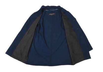 COMME des GARCONS HOMME PLUS Bicolor Wool Jacket Gray Size M