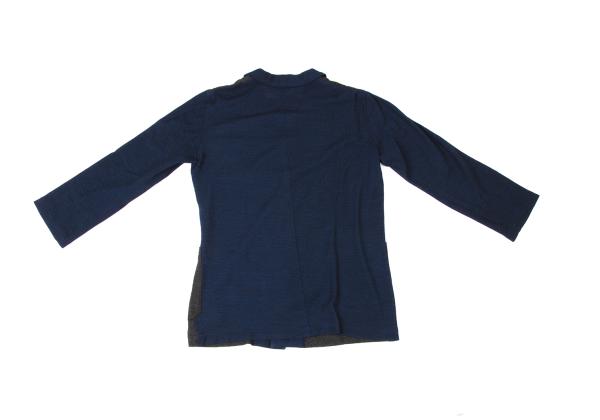 COMME des GARCONS HOMME PLUS Bicolor Wool Jacket Gray Size M