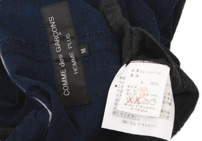 COMME des GARCONS HOMME PLUS Bicolor Wool Jacket Gray Size M