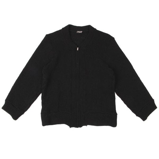 COMME des GARCONS HOMME PLUS Wool Zip Jacket Black Size M