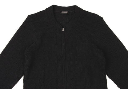 COMME des GARCONS HOMME PLUS Wool Zip Jacket Black Size M