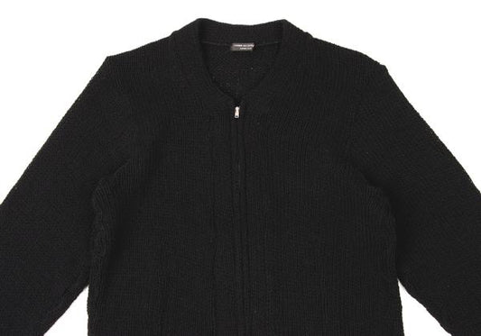 COMME des GARCONS HOMME PLUS Wool Zip Jacket Black Size M