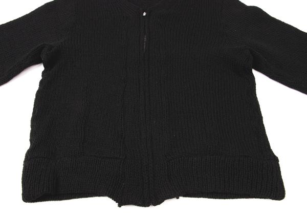 COMME des GARCONS HOMME PLUS Wool Zip Jacket Black Size M