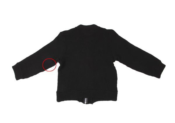 COMME des GARCONS HOMME PLUS Wool Zip Jacket Black Size M