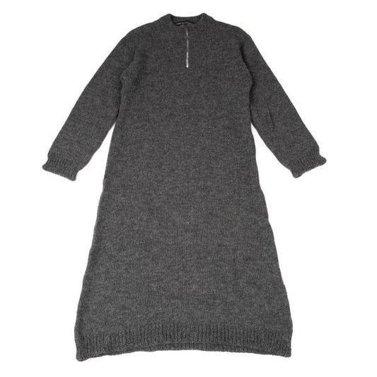 COMME des GARCONS HOMME PLUS Half-Zip Knit Gray Size M