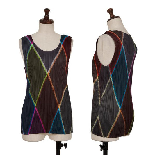 PLEATS PLEASE Pleats Multi Rhombus Design Top Multi Size 3