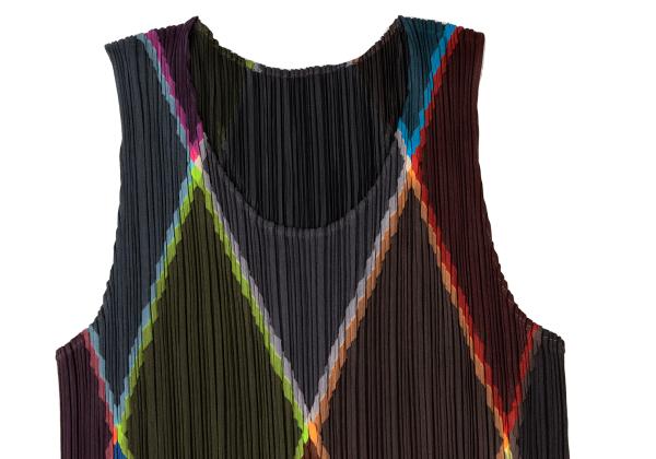 PLEATS PLEASE Pleats Multi Rhombus Design Top Multi Size 3