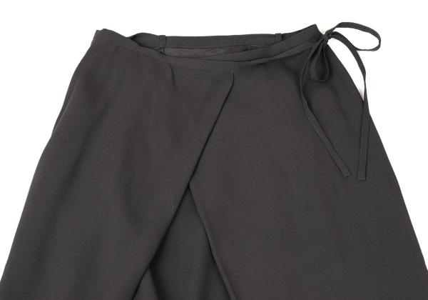 JURGEN LEHL Silk String Midi Skirt Charcoal Gray Size M