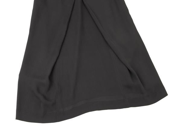 JURGEN LEHL Silk String Midi Skirt Charcoal Gray Size M