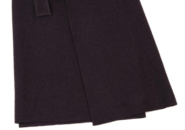 JURGEN LEHL Wool Wrap Skirt Purple Size M