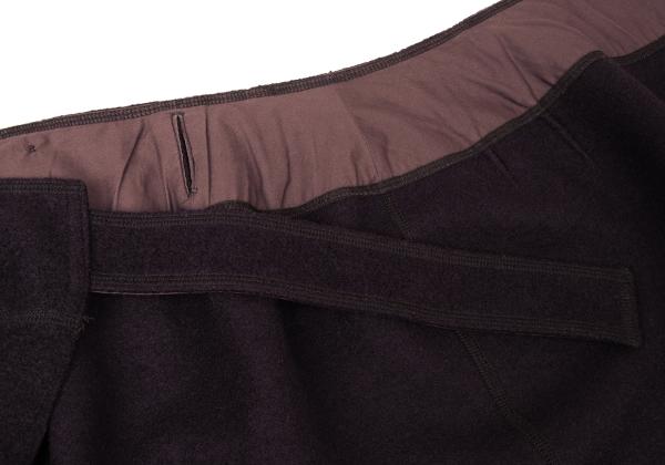 JURGEN LEHL Wool Wrap Skirt Purple Size M