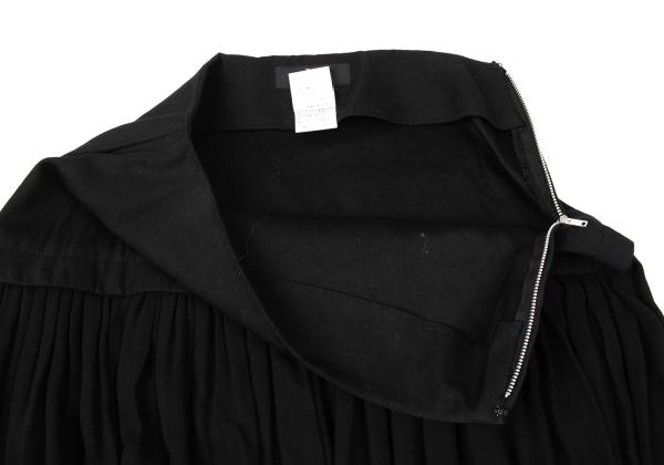Y's Rayon Paneled Pleated Skirt Black Size 1