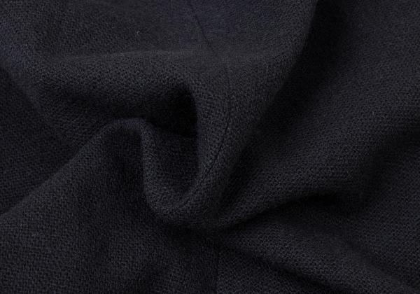 Y's Wool Many Button Wrap Midi Skirt Navy Size 3