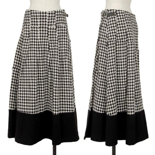 tricot COMME des GARCONS Washed Wool Skirt White Size M