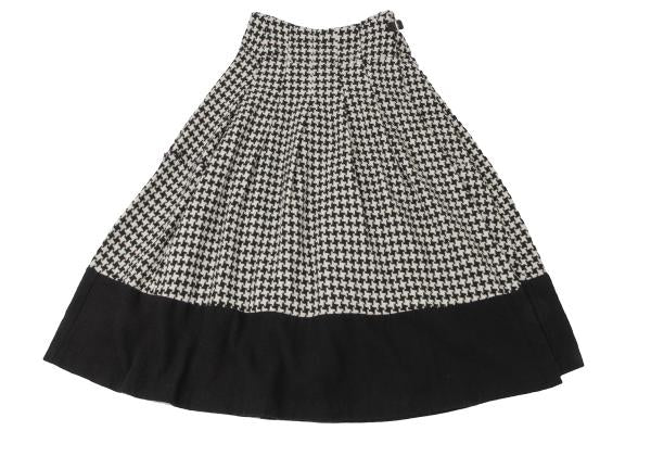 tricot COMME des GARCONS Washed Wool Skirt White Size M